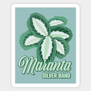 Maranta Silver Band Magnet